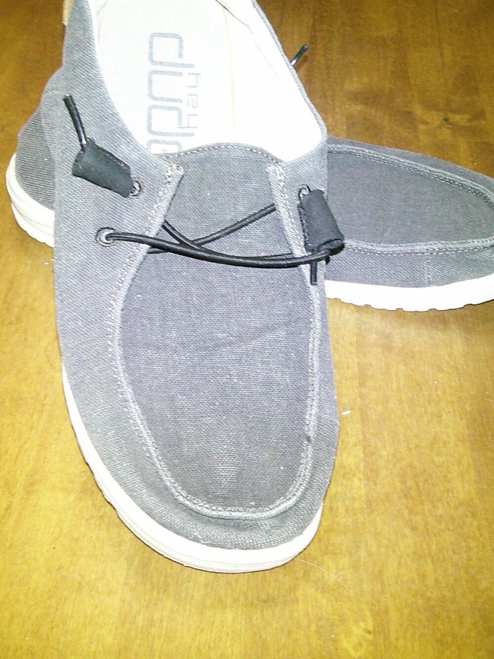 Hey Dude Wendy Chambray Off Black